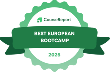 Course Report Best European Bootcamp Badge 2025